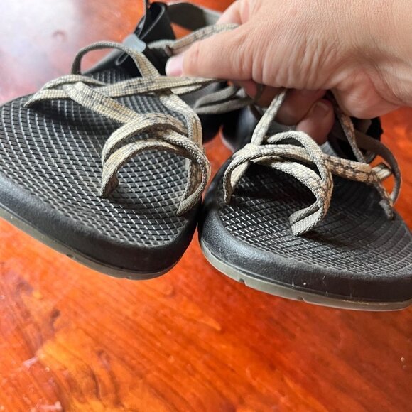 Chaco ZX/2 Yampa‎ Toe Loop Strappy Sandals J104390 Light Beam Gray- Size 9 - Picture 7 of 7
